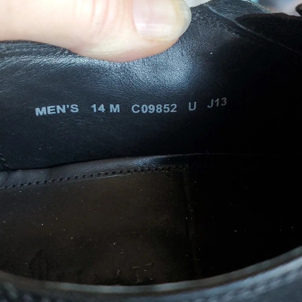 Cole Haan Mens Slip on‎ Black Dress Shoes Size 14M